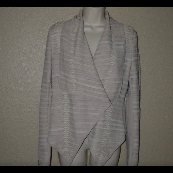 My tribe beige suede and leather jacket. moto. Asymmetrical - Picture 2 of 5